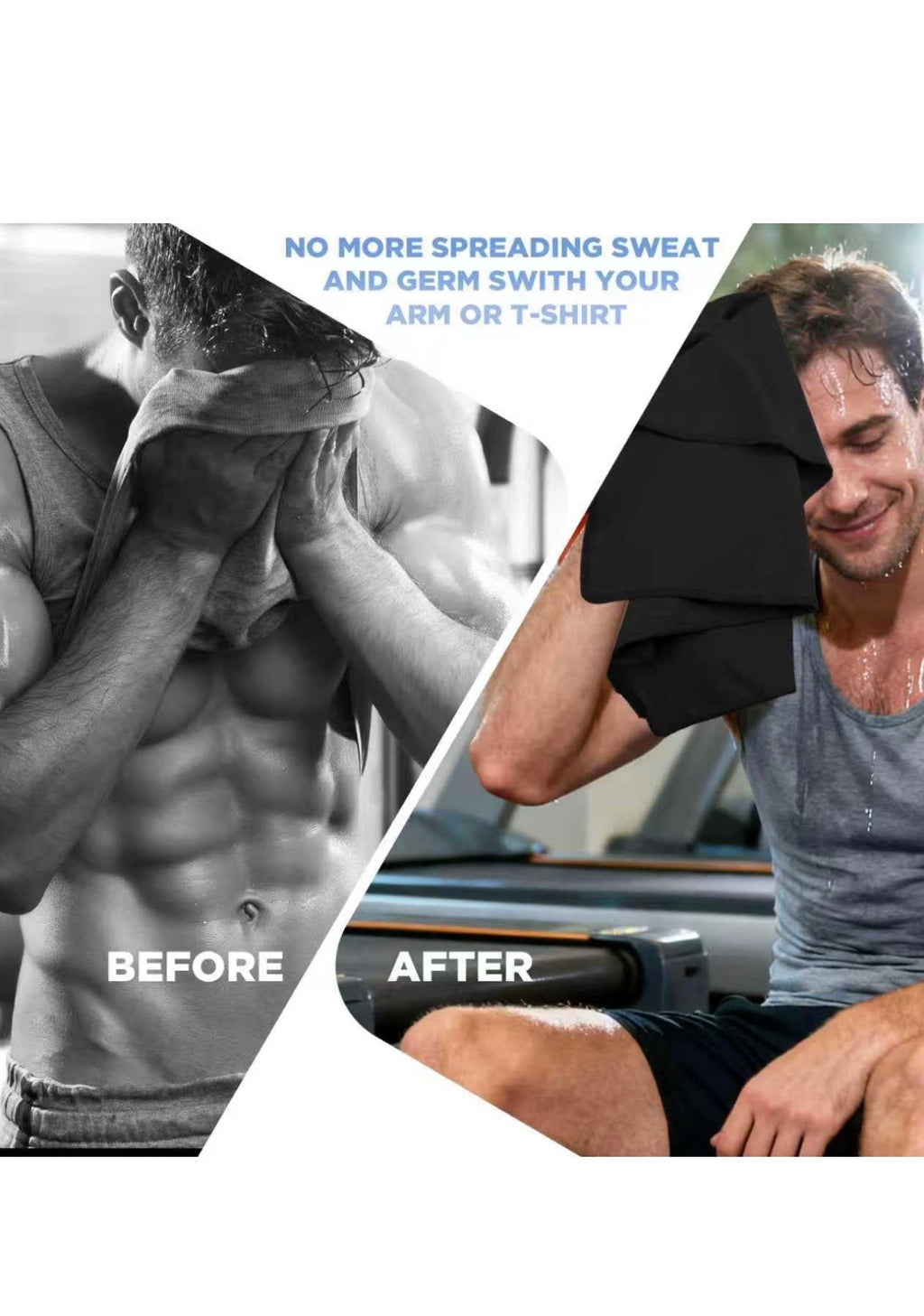 Microfiber Gym Towels — 5 Pack | Quick Dry, Lint-Free