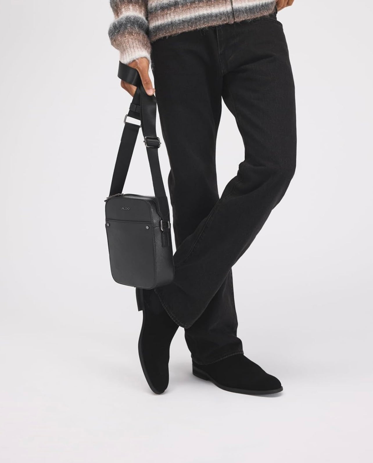 ALDO Men's Poani Crossbody Bag – Black